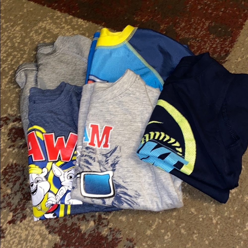 Bundle of (5) size 4T shirts